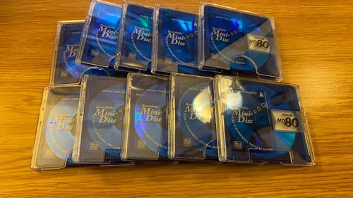 10x maxell 80min blank - 10x,