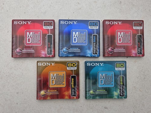 Sony minidisc colour - minidisc,
