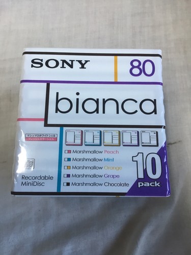 Sony bianca minidiscs new - bianca,