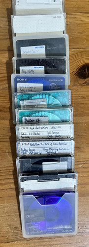 Minidisc bundle x12 - x12, with