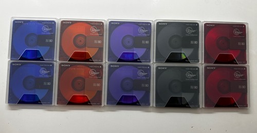 Sony md80 colour minidisc - 10,