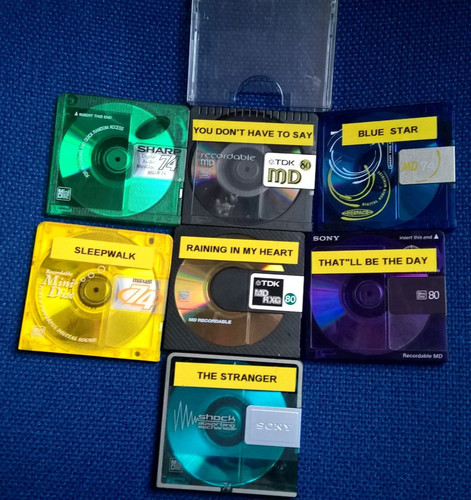 Mini discs used with music - used,