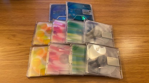 10x tdk 80min blank minidiscs - tdk,