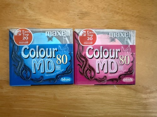 Maxell colour md80 minidisc - md80,