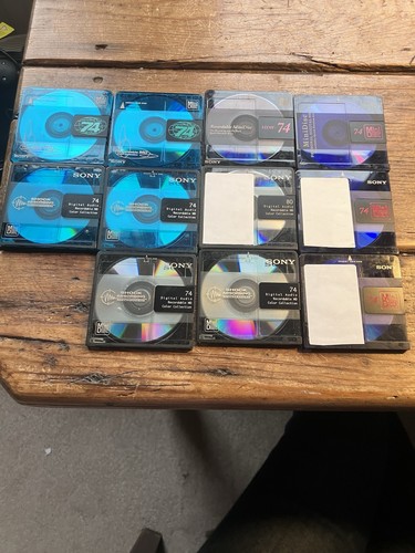Sony minidiscs 10x74min - 11, ,