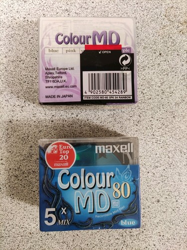 Maxell colour md80 - maxell, recordable