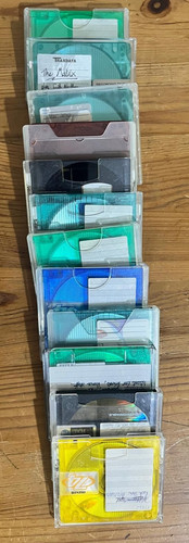 Minidisc bundle x12 with - x12, cases