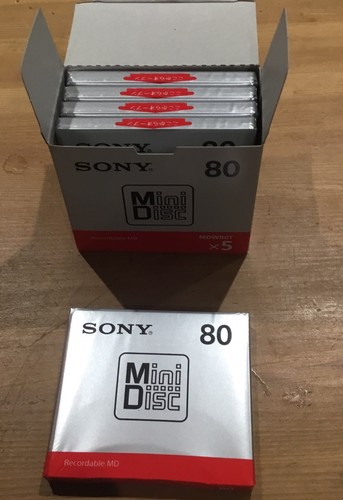 Sony md80 blank minidisc - md80,