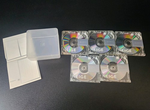 Sony neige minidisc - 5, 74min