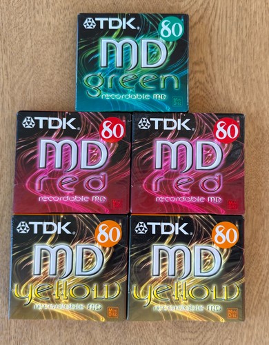 Tdk 80 recordable - 5, md