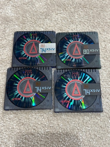 Tdk minidiscs rare collectable - tdk,