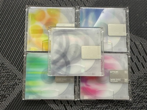 Tdk colour md80 minidiscs - md80,