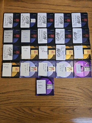 Minidisc bundle joblot - minidisc,