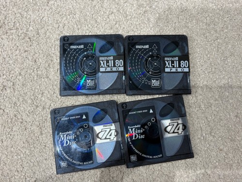 Minidiscs tdk maxell rare - x,