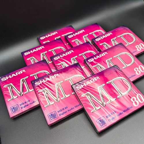 Sharp minidiscs new sealed - minidiscs,