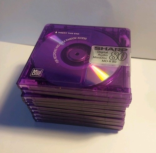 10x purple minidisc sharp - 10x,