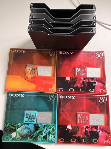 Sony 80min minidisc colour - sony,