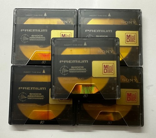 Sony gold minidiscs 80 - gold,