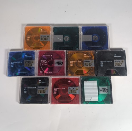 Minidisc recordable x10 bundle - recordable,