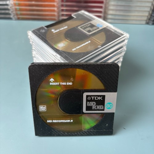 Joblot tdk minidiscs 80mins - minidiscs,