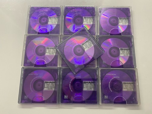 Purple minidisc sharp 80 - sharp,